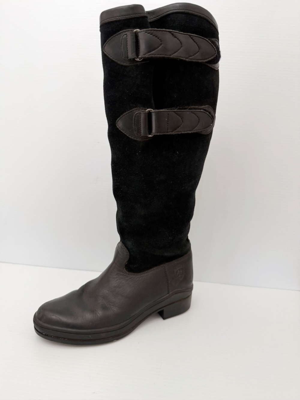 Ariat Black and Brown Tall Suede & Leather Winter Boot